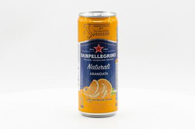 Напиток Sanpellegrino Aranciata безалкогольный газированный с соком апельсина 330 мл
