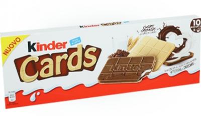 Печенье Kinder Cards 5er 128 гр