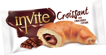 Круассаны INVITE CROISSANT (шоколад) 50 грамм