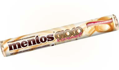 Драже Mentos White Choco Caramels 38 грамм