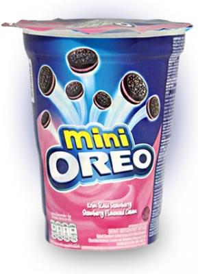 Печенье Oreo - Mini Strawberry 67 грамм (Индонезия)