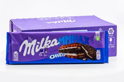 Молочный шоколад Milka With Oreo Cookies 300 гр