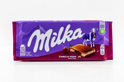 Молочный шоколад Milka Вишня 100 грамм