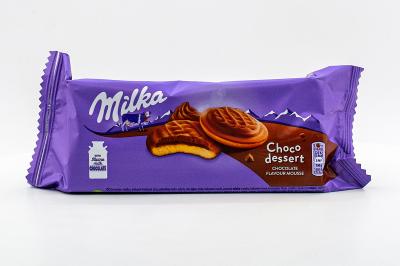 Печенье Milka Jaffa с шоколадным муссом 128 г