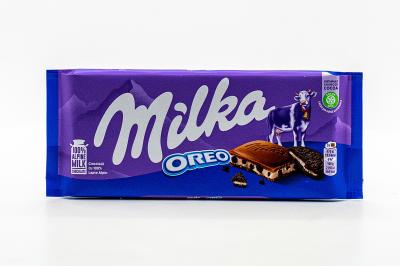 Молочный шоколад Milka с печеньем Орео 100 гр