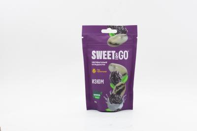 Конфеты Sweet&Go с изюмом в белой глазури (Россия) 80г