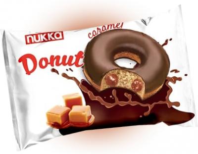 Пончик Nukka Donut Карамельная начинка 40 гр