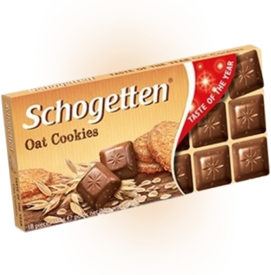 Молочный шоколад Schogetten Oat Cookiies 100 грамм